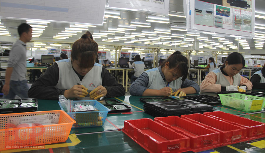 Bắc Giang: Tháng 4, sản xuất công nghiệp tăng trưởng khá